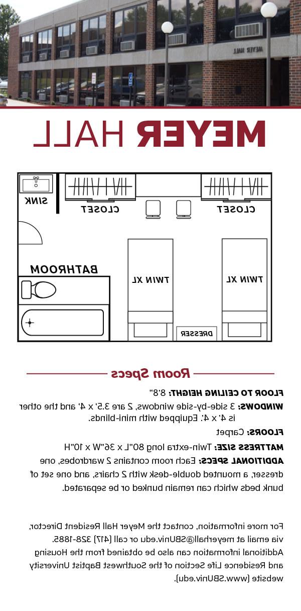 Meyer Hall Floor Plan